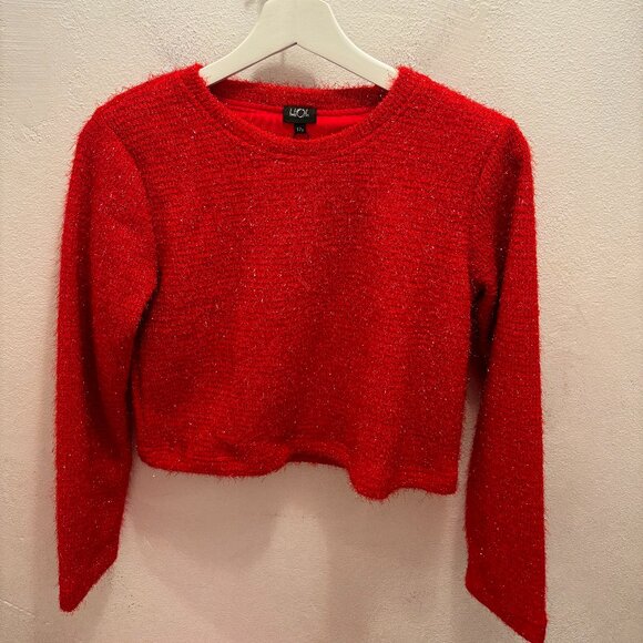 NEW - Red sweater for girls - Picture 1 of 1